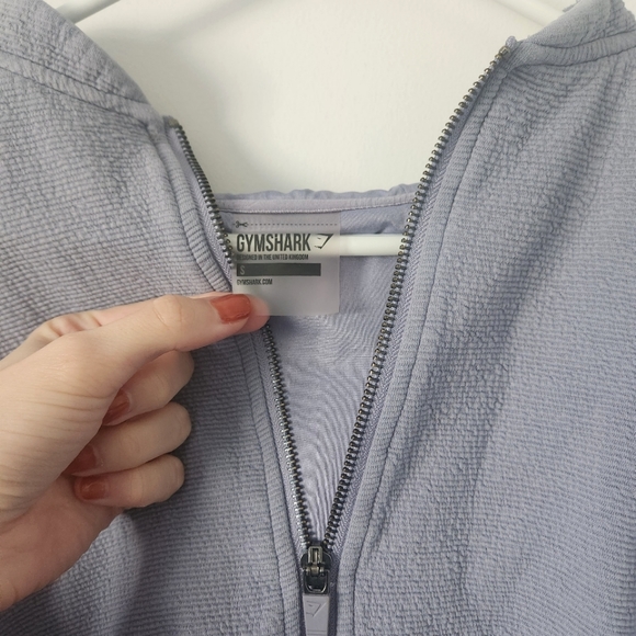 Gymshark Women's Cropped True Texture Bomber Jacket (S) - Picture 2 of 3